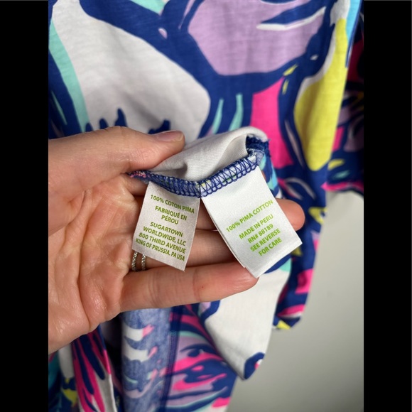 Lilly Pulitzer Palmetto Dress in Tropical Pink Catwalkin - Picture 6 of 7